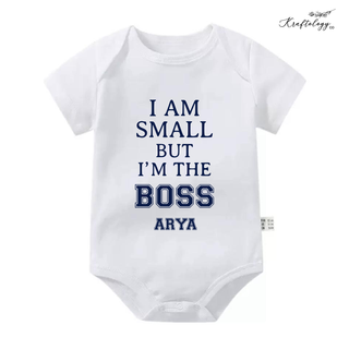 Customised Baby Bodysuit- Small Boss