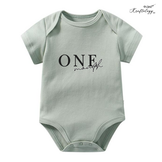 Customised Baby Bodysuit- Monthly