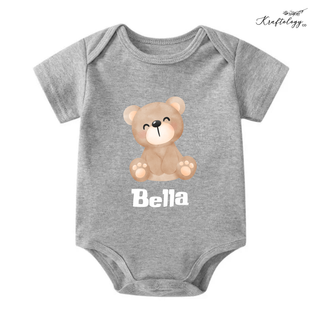 Customised Baby Bodysuit- Smiling Bear