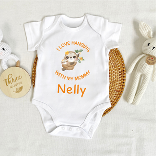 Customised Baby Bodysuit- Baby Tarsier