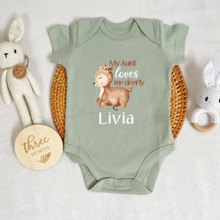 Customised Baby Bodysuit- Deerly