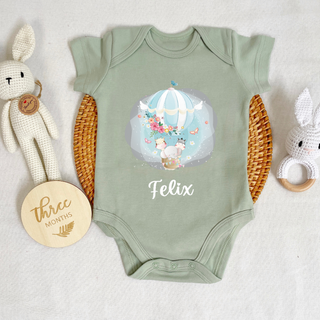 Customised Baby Bodysuit- Hot Air Balloon