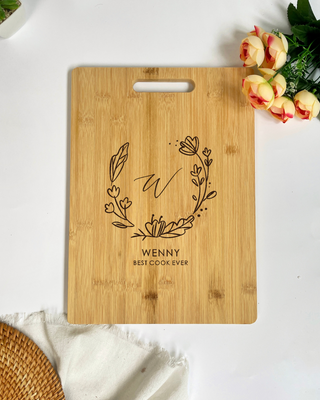 Customised Engraved Wooden Chopping Board - Best Cook Ever