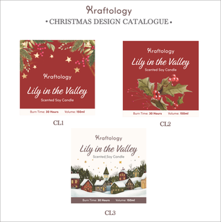 Customised Christmas Scented Candle