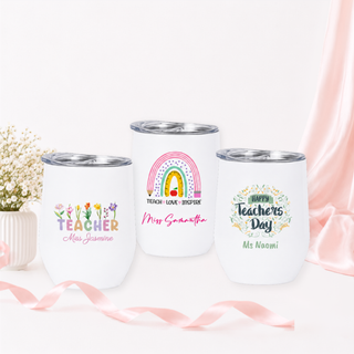 Customised Personalised Insulated Egg Tumbler for Teacher's Day