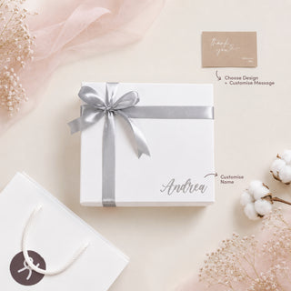 White/Silver Minimalist Box
