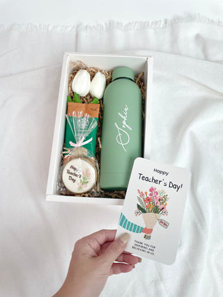 Warm Brew & Tulips Teacher's Day Set
