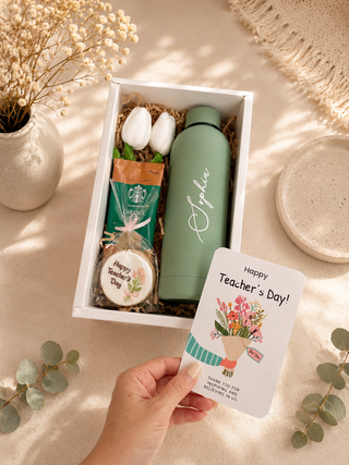 Warm Brew & Tulips Teacher's Day Set