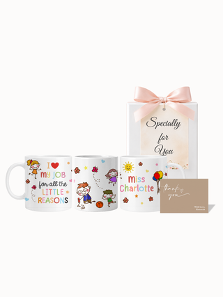 Customised Wrapped Teacher's Day Mug- I Love My Job