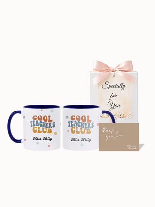 Customised Wrapped Teacher's Day Mug- Cool Teachers Club