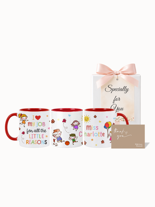 Customised Wrapped Teacher's Day Mug- I Love My Job