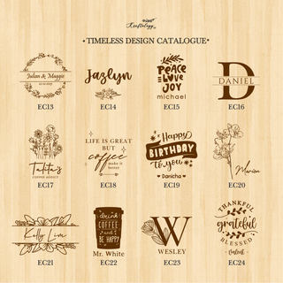 Customised Engraved Wooden Coaster