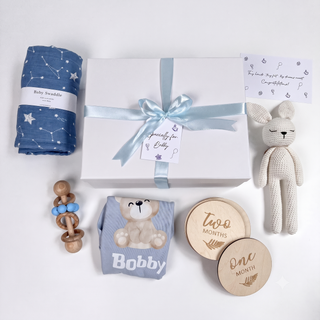 Cuddle in Blue Baby Gift Set