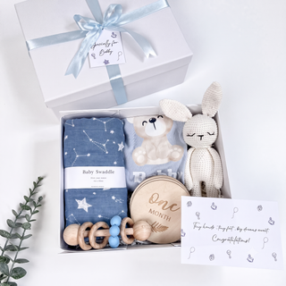 Cuddle in Blue Baby Gift Set