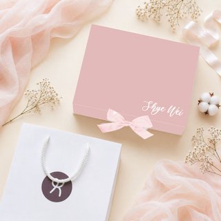 Personalised Keepsake Gift Box with Card - Dusty Rose