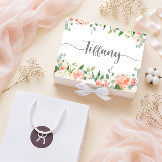Personalised Keepsake Gift Box with Card - Garden Floral