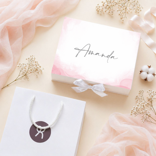 Personalised Keepsake Gift Box with Card - Watercolour