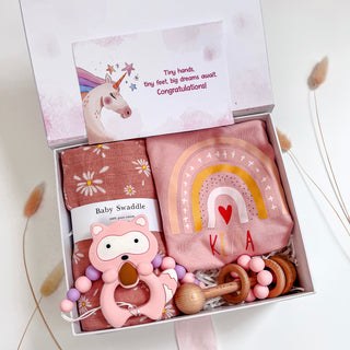Pretty in Pink Baby Gift Set