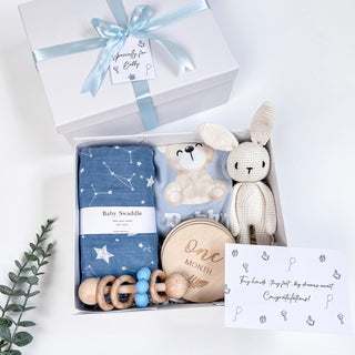 Cuddle in Blue Baby Gift Set