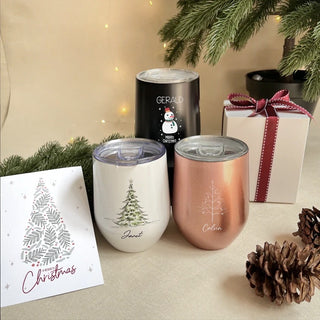 Customised Insulated Christmas Coffee Mug Tumbler