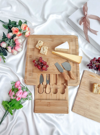 Customised Engraved Wooden Cheese Board - Mother's Day