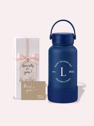 Personalised Engraved Insulated Stainless Steel Osaka Tumbler for Teacher's Day- Est. Teacher