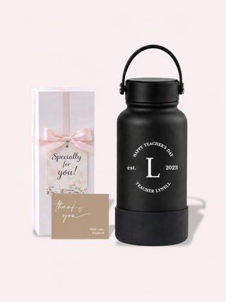 Personalised Engraved Insulated Stainless Steel Osaka Tumbler for Teacher's Day- Est. Teacher