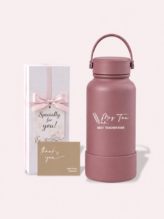 Personalised Engraved Insulated Stainless Steel Osaka Tumbler for Teacher's Day- Best Teacher Ever
