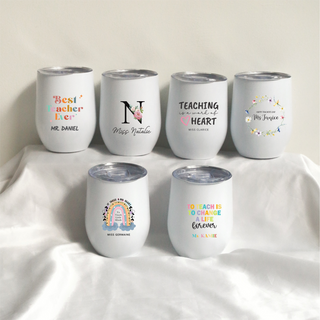 Customised Personalised Insulated Egg Tumbler for Teacher's Day