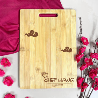 Customised Golden Fortune Wooden Chopping Board CNY 2026