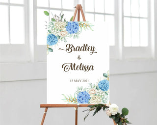 Wedding Entrance Sign Floral Design