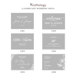 Customised Welcome Sign Wedding