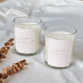 Scented Soy Candle - Bridesmaid Proposal