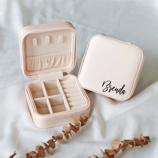 Personalised Travel-sized Jewellery Case