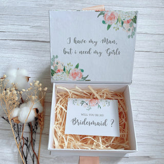 Personalised Keepsake Gift Box with Card - Garden Floral