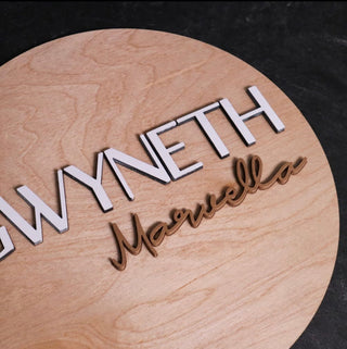 3D Wooden Pop-Out Signage